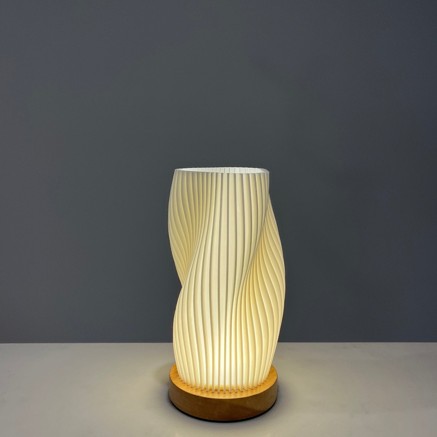Lampe en forme de vent