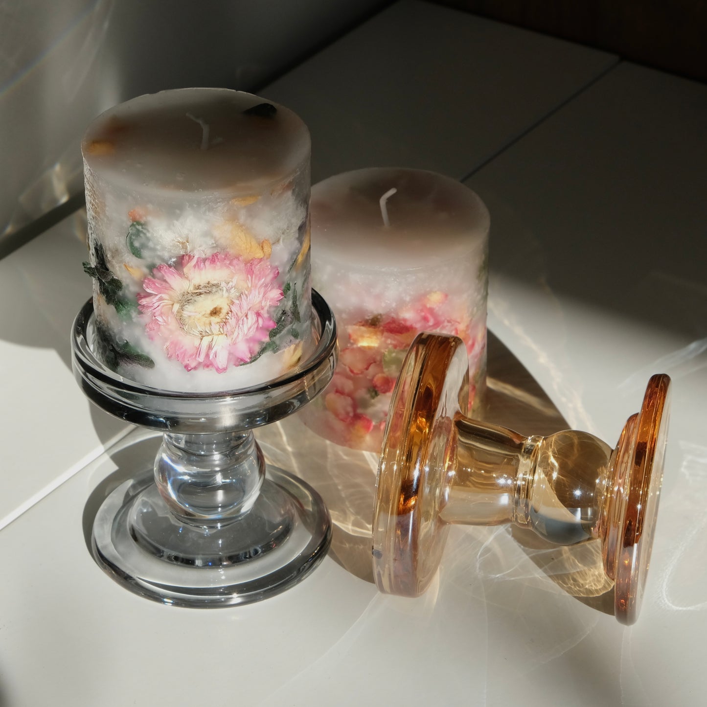 Eterno White Scented Candle Set