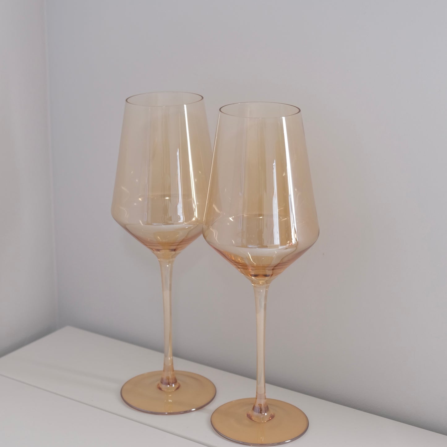 Lot de 2 verres à vin Avanzate en champagne