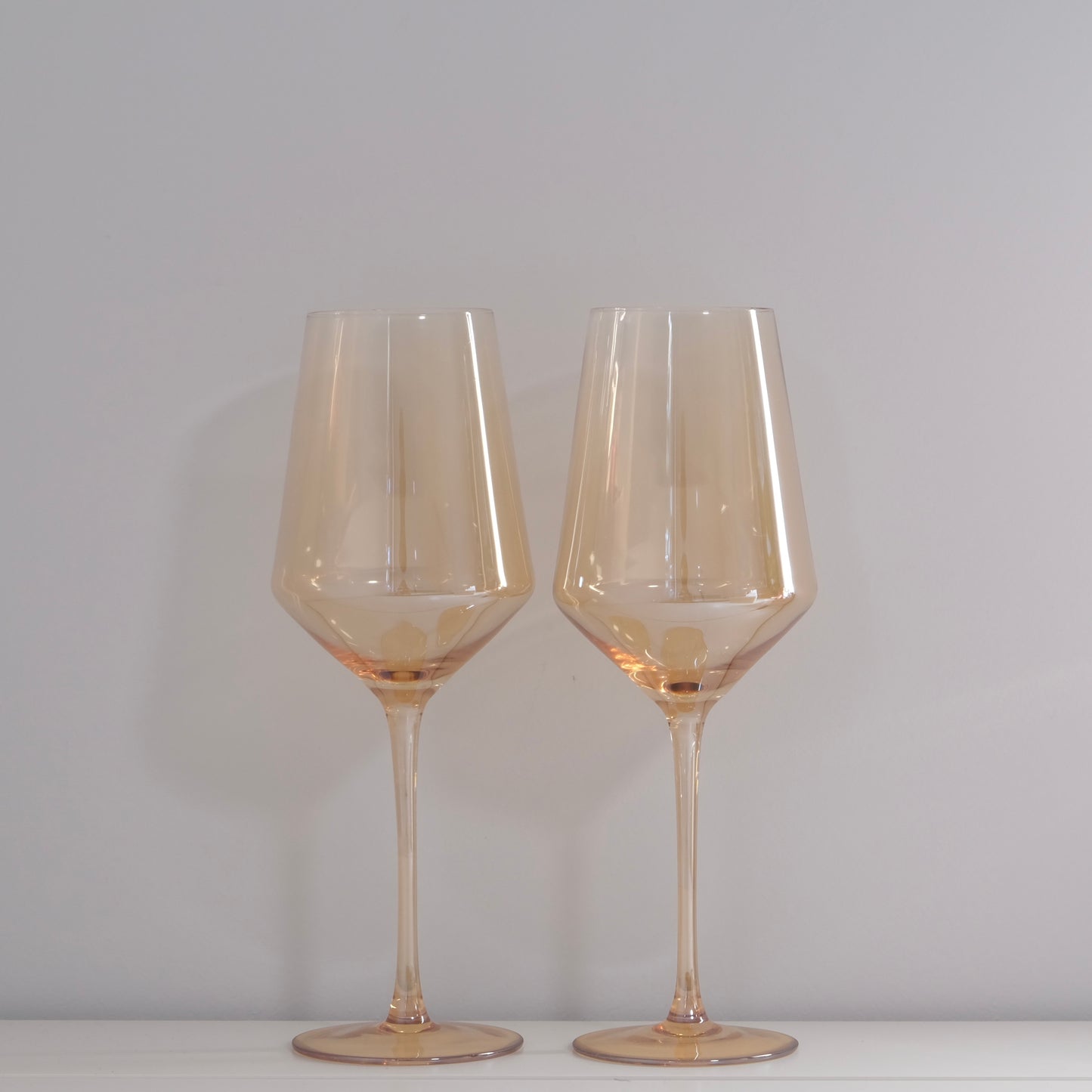 Lot de 2 verres à vin Avanzate en champagne
