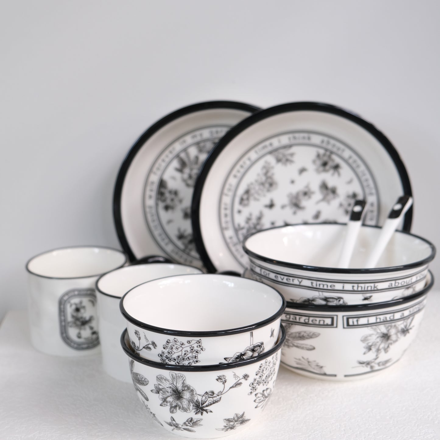 Giardino Bowl & Plate Set