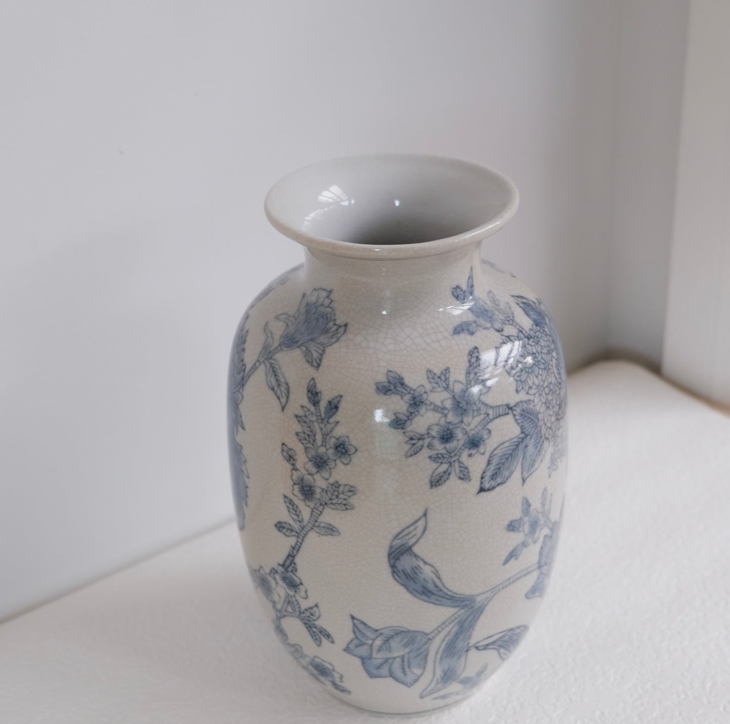 Vaso in porcellana vintage Peonia