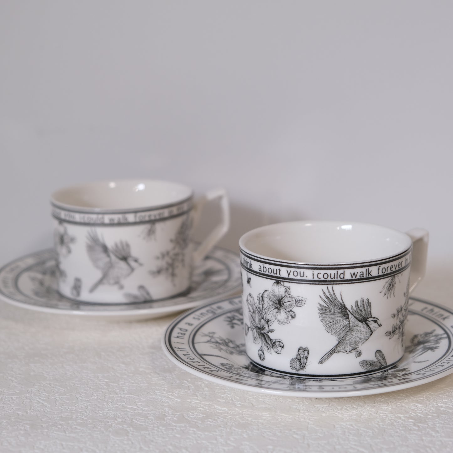 Set tazza e piattino Giardino
