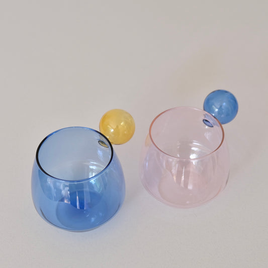 Orbital Glow Glass Cup