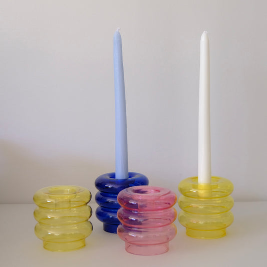 Cerchio Glass Candle Holder
