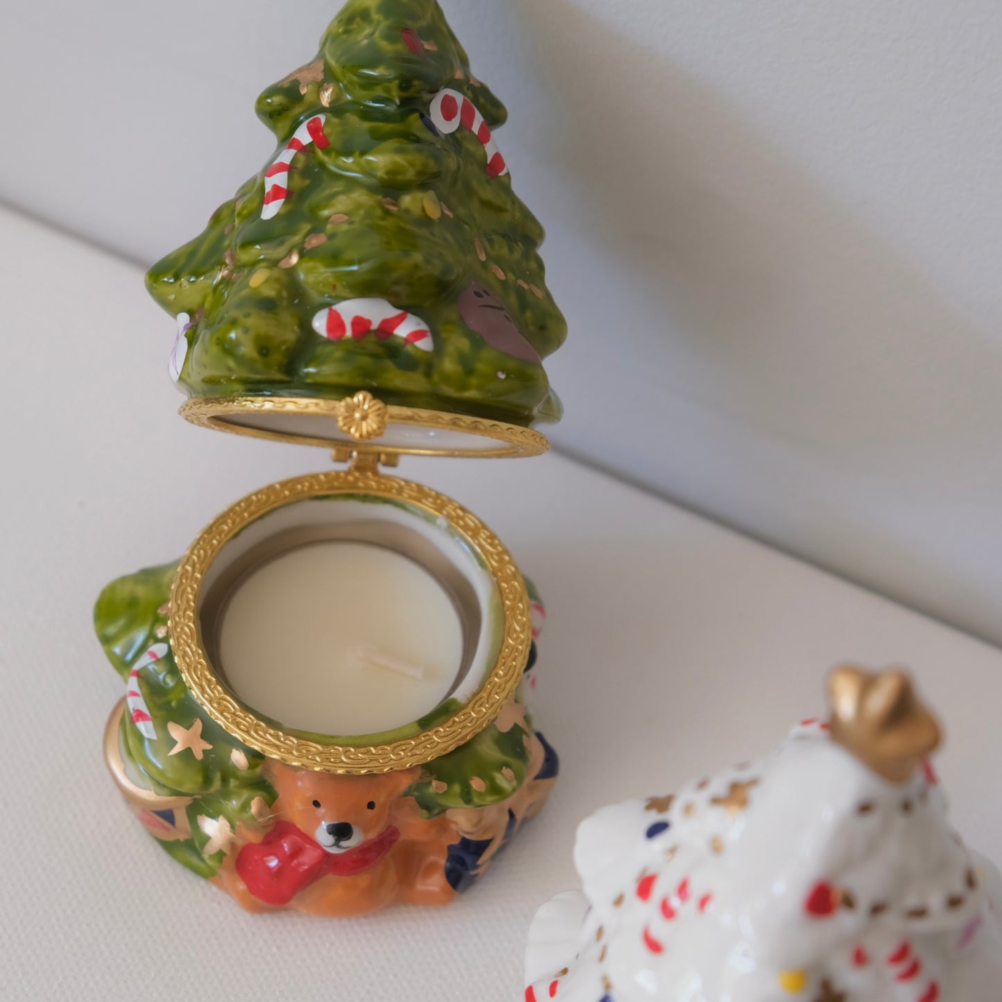 Christmas Decor Candle Holder Set