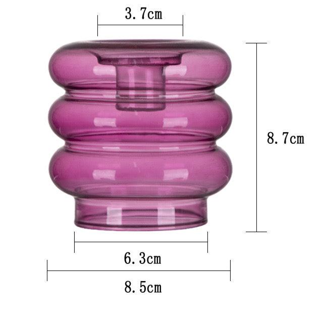 Cerchio Glass Candle Holder
