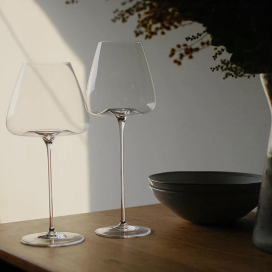 Burgundy Wine Glass Set