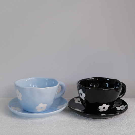 Fiore Cup & Sacuer Set